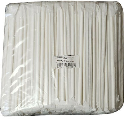 Biodegradable Drinking Straws White 500pcs