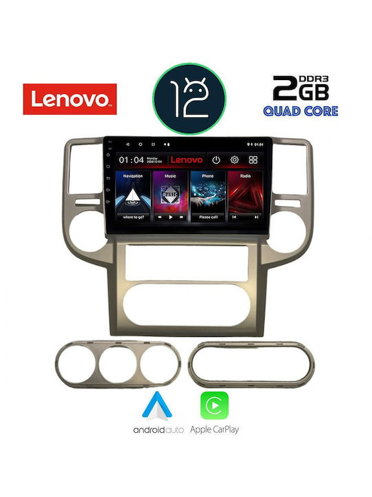 Lenovo Sistem Audio Auto pentru Audi A7 Nissan X-Trail 2004-2007 (Bluetooth/USB/AUX/WiFi/GPS/Apple-Carplay) cu Ecran Tactil 10.1"