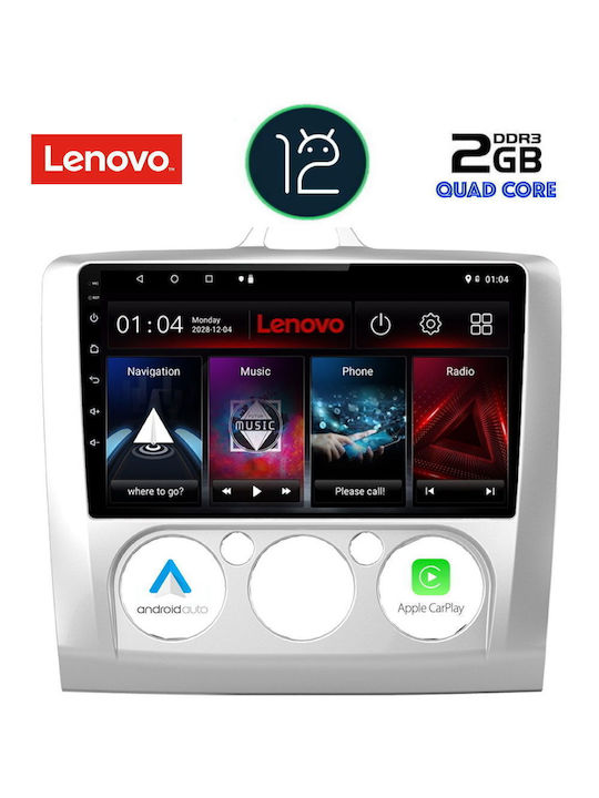 Lenovo Car-Audiosystem für Ford Schwerpunkt 2005-2012 mit A/C (WiFi/GPS/Apple-Carplay) mit Touchscreen 9"