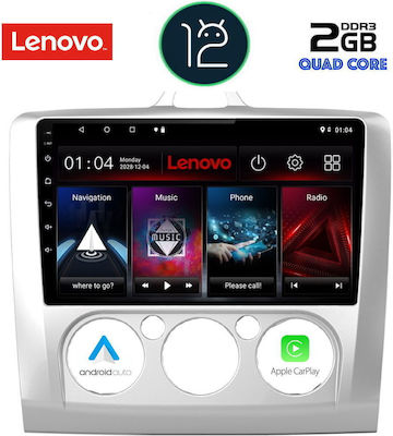 Lenovo Car-Audiosystem für Ford Schwerpunkt 2005-2012 mit A/C (WiFi/GPS/Apple-Carplay) mit Touchscreen 9"