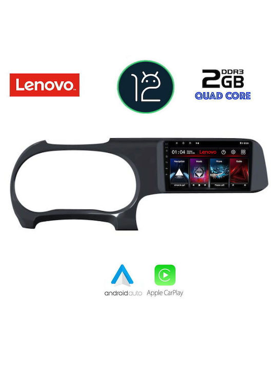 Lenovo Sistem Audio Auto pentru Hyundai i10 2020> (WiFi/GPS/Apple-Carplay) cu Ecran Tactil 9"