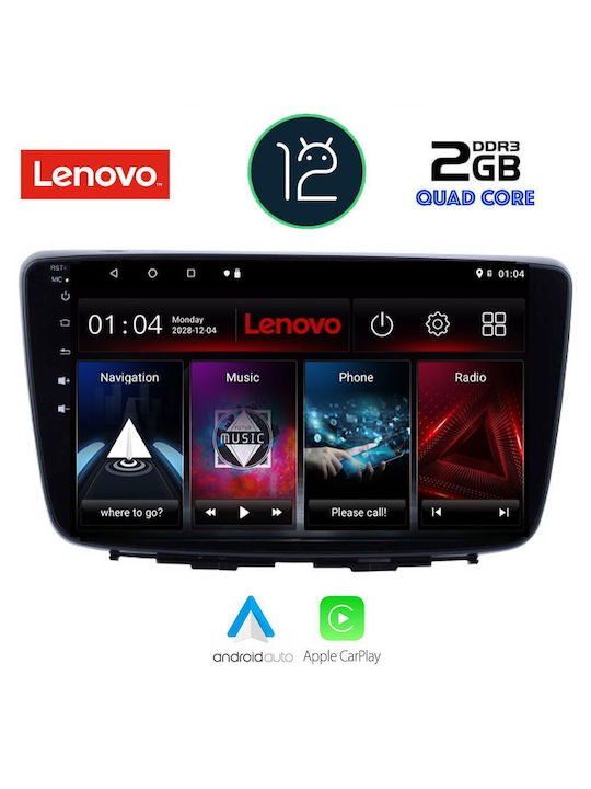 Lenovo Sistem Audio Auto pentru Suzuki Baleno 2016> (WiFi/GPS/Apple-Carplay) cu Ecran Tactil 9"