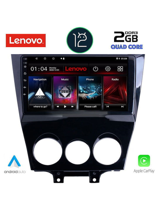 Lenovo Ηχοσύστημα Αυτοκινήτου για Mazda RX8 (Bluetooth/USB/AUX/GPS) με Οθόνη Αφής 9"