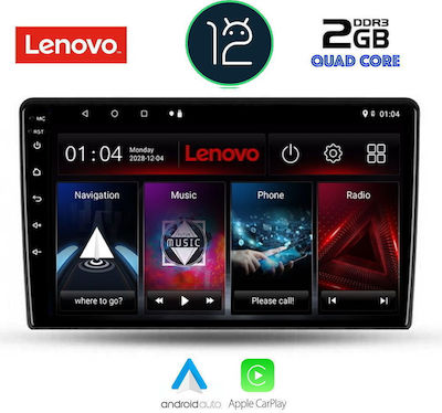 Lenovo Sistem Audio Auto pentru Toyota Auris 2007-2012 (Bluetooth/USB/AUX/WiFi/GPS/Apple-Carplay) cu Ecran Tactil 9"
