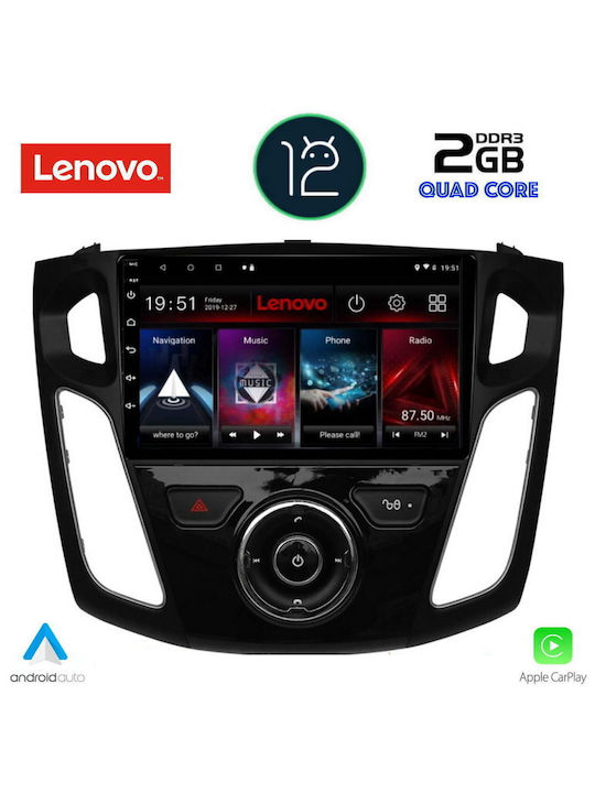 Lenovo Ηχοσύστημα Αυτοκινήτου για Ford Focus (Bluetooth/USB/AUX/GPS) με Οθόνη Αφής 9"