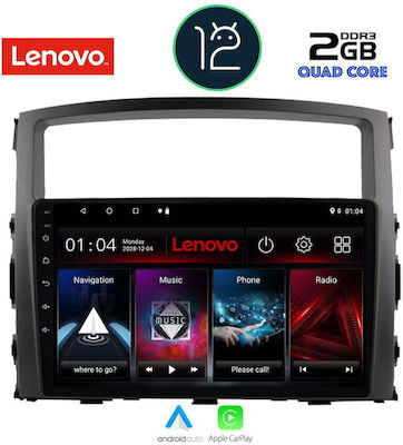 Lenovo Ηχοσύστημα Αυτοκινήτου για Mitsubishi Pajero (Bluetooth/USB/AUX/GPS) με Οθόνη Αφής 9"