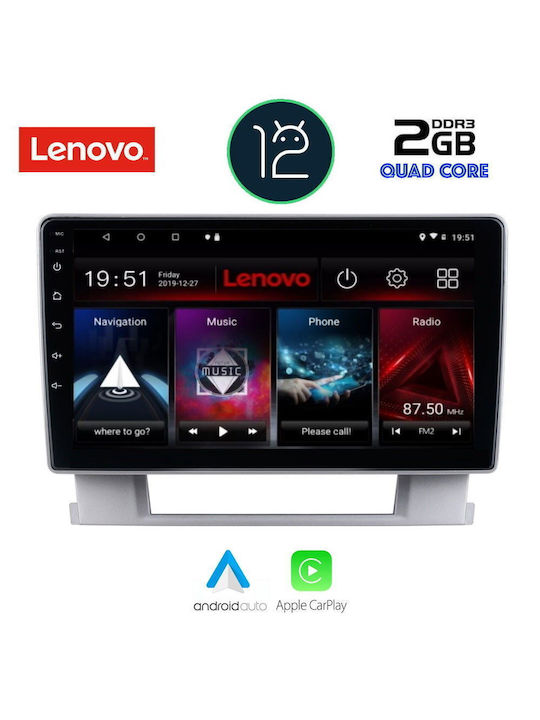 Lenovo Sistem Audio Auto pentru Opel Astra 2011-2016 (Bluetooth/USB/AUX/WiFi/GPS/Apple-Carplay/Partitură) cu Ecran Tactil 9"
