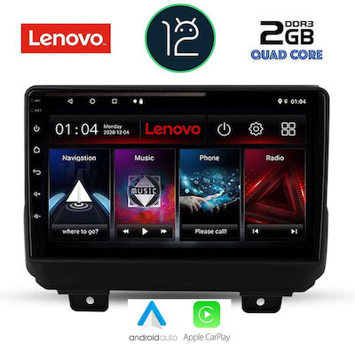 Lenovo Car-Audiosystem für Jeep Wrangler 2018> (Bluetooth/USB/AUX/WiFi/GPS/Apple-Carplay) mit Touchscreen 9"
