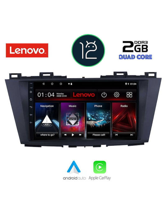 Lenovo Sistem Audio Auto pentru Mazda 5 2011> (Bluetooth/USB/AUX/WiFi/GPS/Apple-Carplay) cu Ecran Tactil 9"