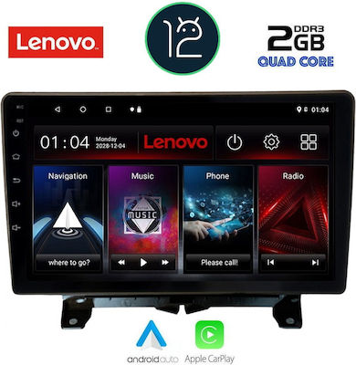 Lenovo Car-Audiosystem für Land Rover Entdeckung / Range Rover Sport / Range Rover 2004-2009 (Bluetooth/USB/AUX/WiFi/GPS/Apple-Carplay) mit Touchscreen 9"