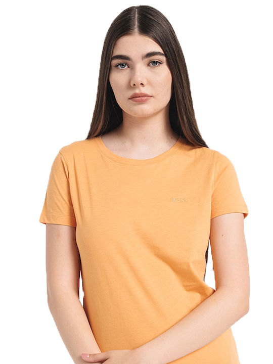 Hugo Boss Γυναικείο T-shirt Πορτοκαλί