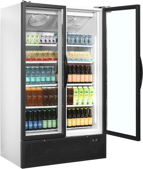 Tefcold Getränkekühlschrank 936Es Doppeltürig H199xB120xT73.5cm