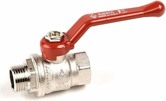Bugatti ValvoSanitaria Wasserhahn / Schalter Gerade 1/2" 1/2" Männlich/weiblich