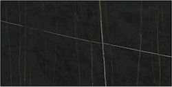 LV Granito Плочка Порцеланов Сияен 120x60см Черен