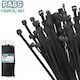 Total Plastic Cable Ties 150mmx2.5mm In Black Colour 100 Pieces THTCTB15025
