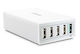 Fantec Βάση Φόρτισης με 4 Θύρες USB-A και Θύρα USB-C 40W Quick Charge 3.0 σε Λευκό χρώμα (QC3-A51)