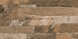 Keros Wall Outdoor Matte Porcelain Tile 46x23cm Brown