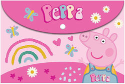 Peppa Pig Папка за архивиране с Бутон Фуксия 10бр Peppa Peppa Pig Папка за архивиране с Бутон Фуксия 10бр Peppa