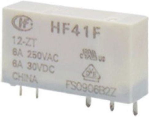 Industrielle Relais Tastaturen 12V 20τμχ Slim IP 12V DC 6A 1C/0 HF41F/12-2Τ 01.077.0777