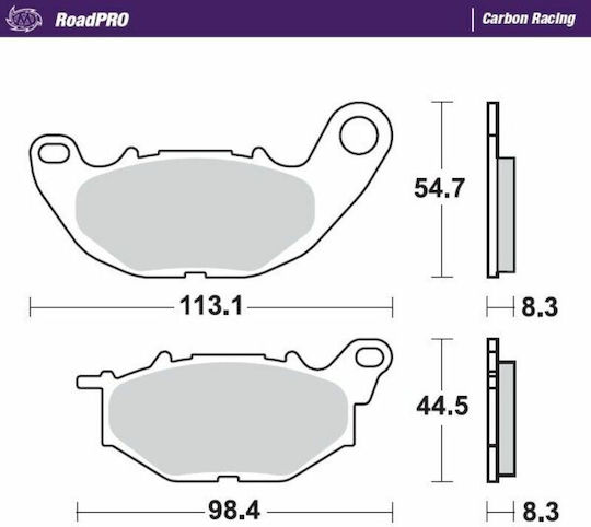 Moto Master Τακάκια Μοτοσυκλέτας για Yamaha YZF-R3