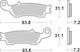 Moto Master Motorcycle Brake Pads for Yamaha YZ 250 / YZ 125