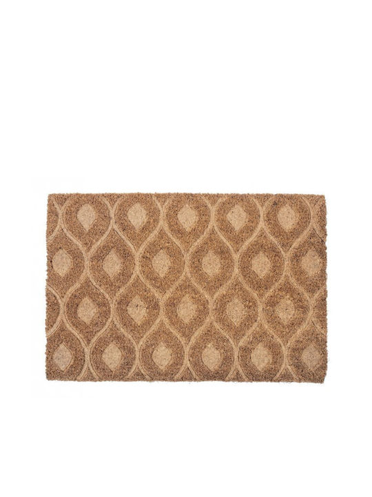Bizzotto Coconut Fiber Doormat Maris Drop Brown 40x60cm