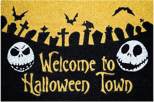 Grupo Erik Fußmatte Disney Nightmare Before Christmas Halloween Town Mehrfarbig 40x60cm