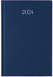 Λιναρδάτος Classic Zilnic Agenda 2024 17x24cm (Culori diverse) Gri