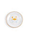 Ibili Plate Shallow Emaye White with Diameter 28cm