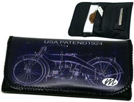 Monte Harley 1924 Тютюнева чанта със закопчаване 16x8.5см.