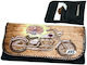 Monte Lederne Tabaktasche in mit Verschluss 16x8.5cm