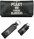 Dino Rossi Tobacco Pouch With Magnetic Clasp 16x9cm Black