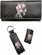 Dino Rossi Lederne Tabaktasche in mit magnetischem Verschluss 16x9cm