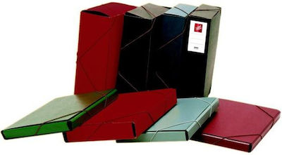 Paper File Box with Rubber Band (Μiscellaneous colours)