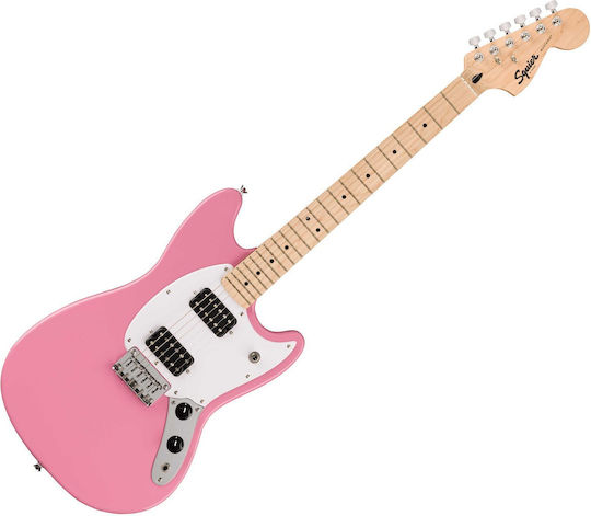 Fender Sonic Ηλεκτρική Κιθάρα Offset με HH Διάταξη Μαγνητών Ροζ