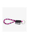 Keychain The Tube Short Fabric Pink