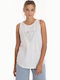 Damen Sport Top Ärmellose Weiße