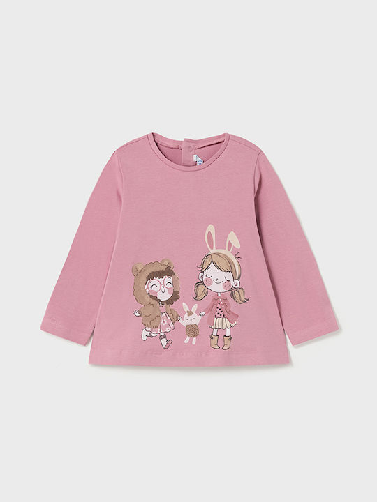 Mayoral Kids Blouse Long Sleeve Pink