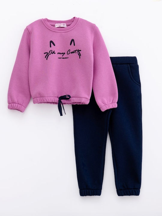 Funky Kinder Sweatpants Set - Jogginganzug Rosa