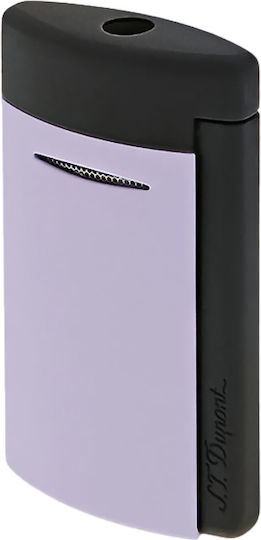 S.T. Dupont New Minijet Αντιανεμικός Αναπτήρας Φλόγας Matt Black And Lilac