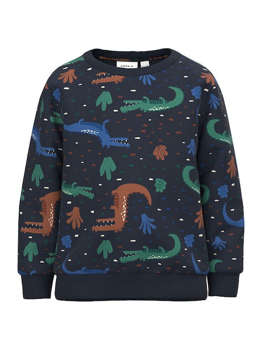 Name It Fleece Παιδικό Φούτερ Navy Μπλε