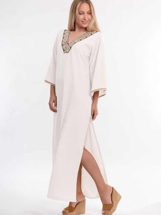 BelleFille Caftan White