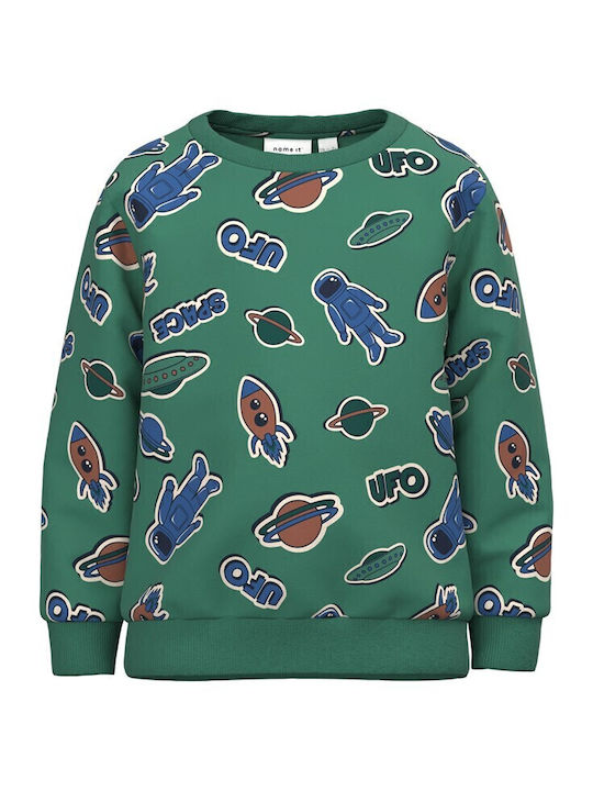 Name It Fleece Παιδικό Φούτερ Πράσινο