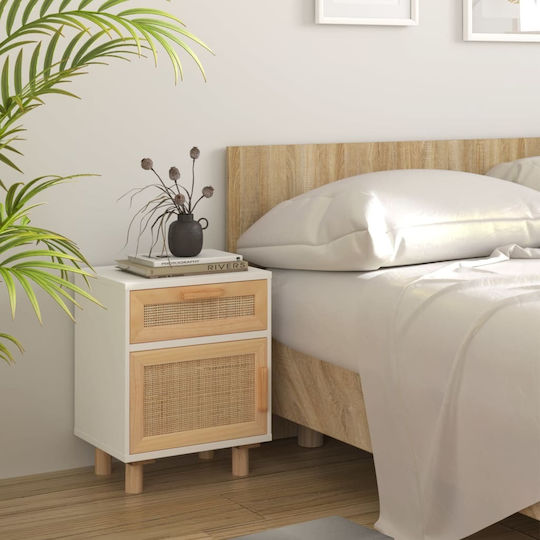 Nachttisch Beige 40x30x50cm