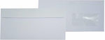 Σετ Φάκελοι Αλληλογραφίας με Αυτοκόλλητο 500τμχ 11.4x22.9εκ. σε Λευκό Χρώμα 4-50-14