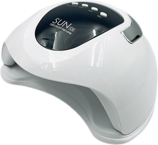 C6 Φουρνάκι Νυχιών UV / LED 72W Λευκό