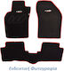 Simoni Racing Set of Front and Rear Mats 4pcs for Seat Ibiza 1993-1999 Red