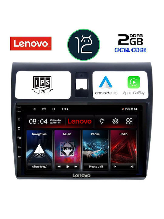 Lenovo Car-Audiosystem für Suzuki Swift 2005-2011 (Bluetooth/USB/AUX/WiFi/GPS/Apple-Carplay) mit Touchscreen 10.1"
