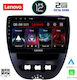 Lenovo Sistem Audio Auto pentru Toyota Aygo Citroen C1 (Bluetooth/USB/AUX/WiFi/GPS/Apple-Carplay) cu Ecran Tactil 10.1"