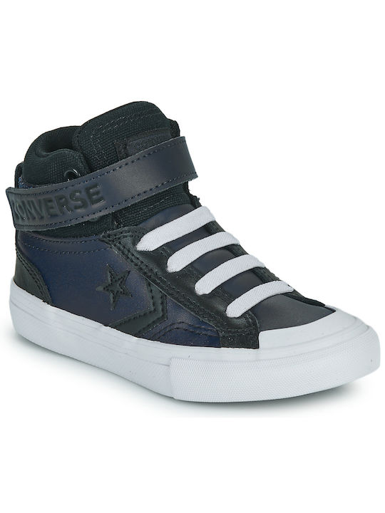 Converse Παιδικά Sneakers High Μαύρα